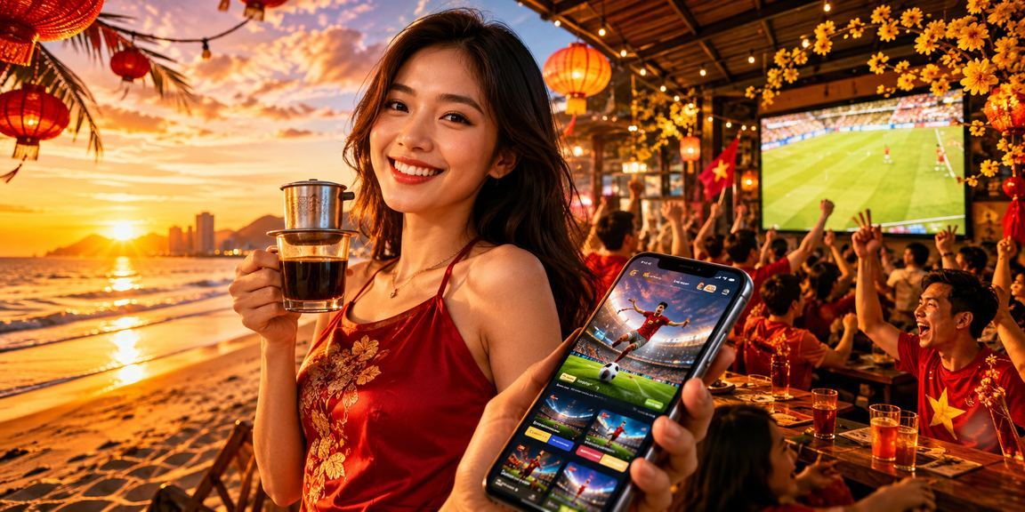 Người dùng Đà Nẵng trải nghiệm casino di động tại quán cà phê