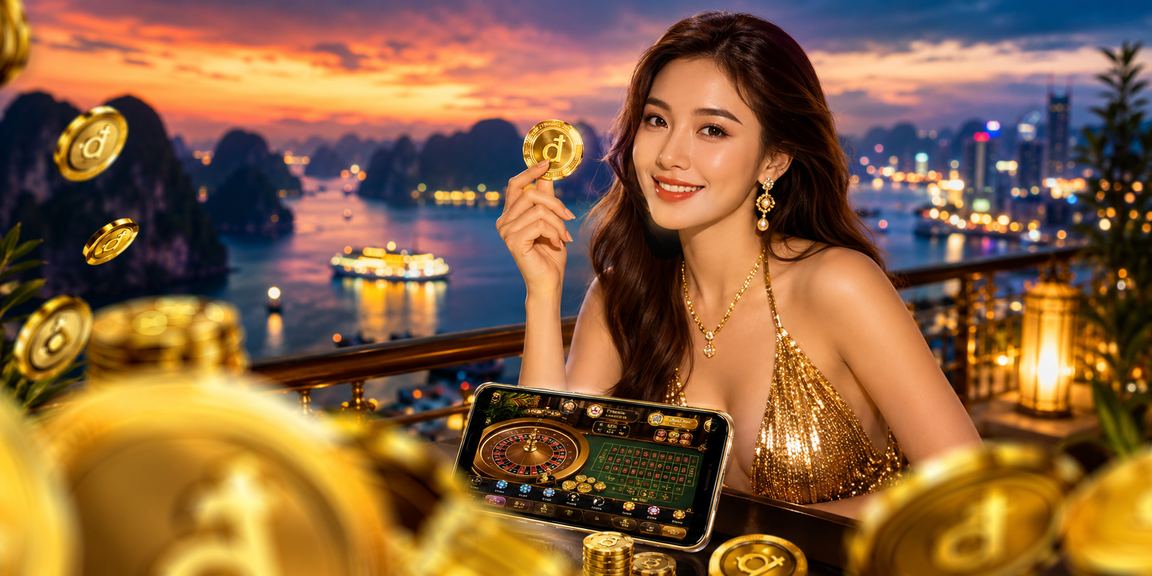 Người dùng đặt cược trực tuyến tại Vịnh Hạ Long trong không khí lễ hội
